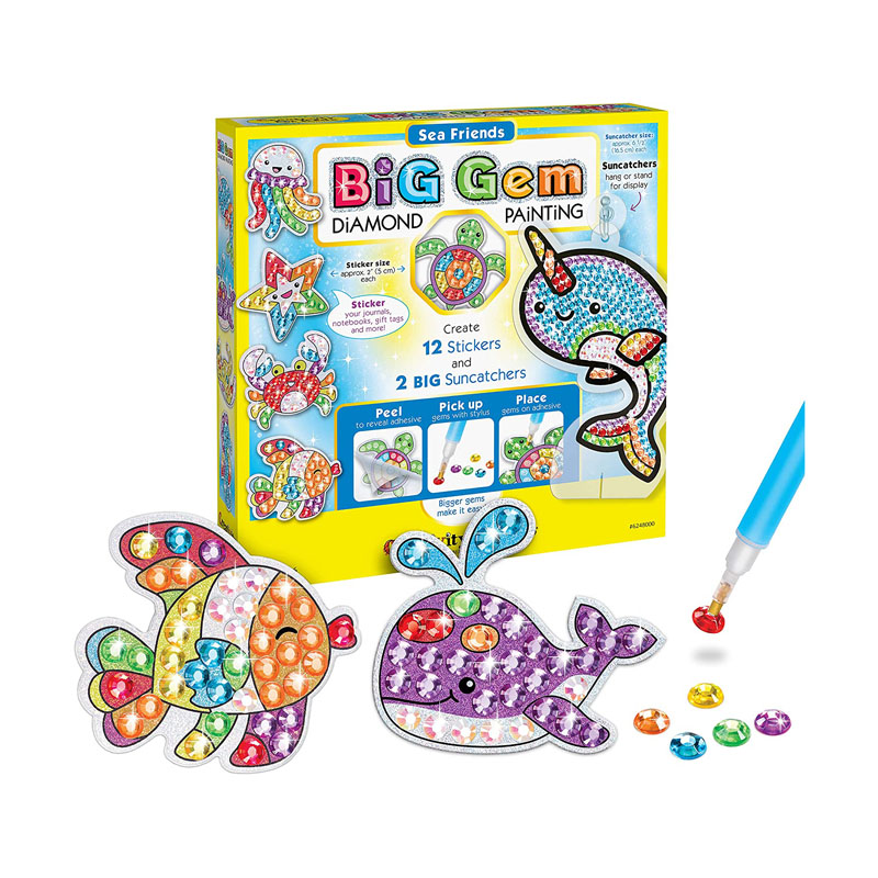 Kit Péinteáil Diamond Kids Ceardaíocht Ealaíne DIY