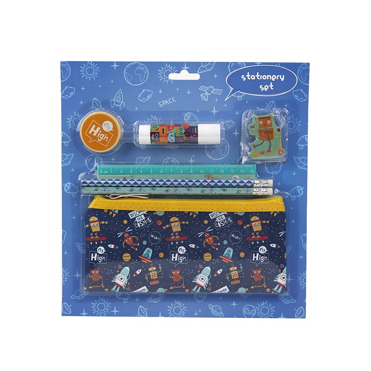Dea-Dhearadh Pencil Mála Set Stáiseanóireacht Set